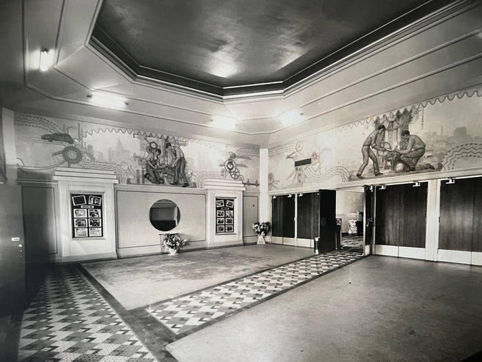 Motor City Theatre - Motor City Theater Lobby Murals Promo Photo Ol Taylor Commercial Photog